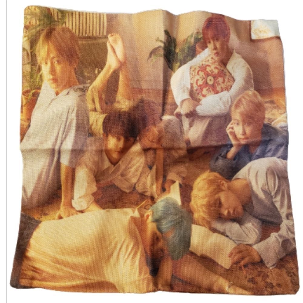 NWOT BTS Square Pillow Case
